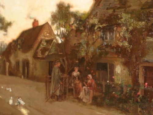 'DAYS END' OIL BY JOHN LOCHHEAD RBA - ADDITIONAL PHOTO 4
