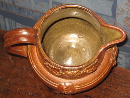 SALTGLAZE STONEWARE 'WELLINGTON' JUG - ADDITIONAL PHOTO 5
