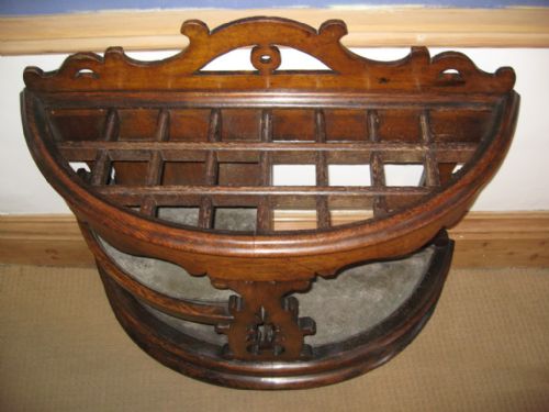 VICTORIAN OAK HALL STICK STAND - ADDITIONAL PHOTO 4