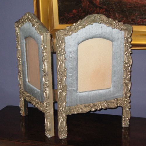 UNUSUAL VICTORIAN DOUBLE PHOTO FRAME - ADDITIONAL PHOTO 1