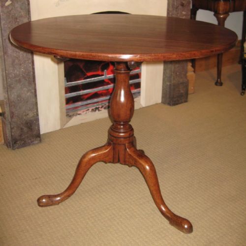 GEORGIAN MAHOGANY TRIPOD TABLE - ADDITIONAL PHOTO 1