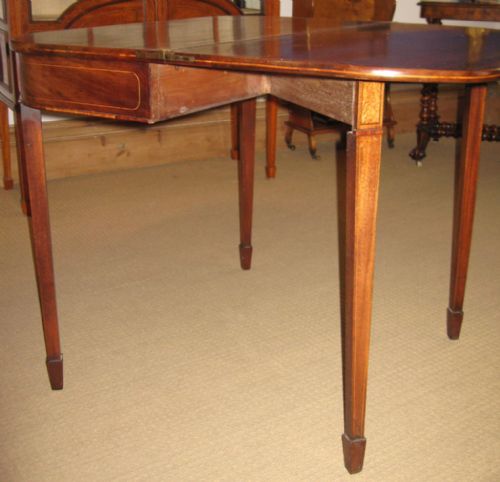 REGENCY MAHOGANY INLAID TEA TABLE - ADDITIONAL PHOTO 8
