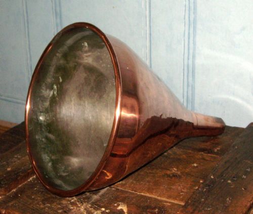 LARGE VICTORIAN COPPER FUNNEL - ADDITIONAL PHOTO 3