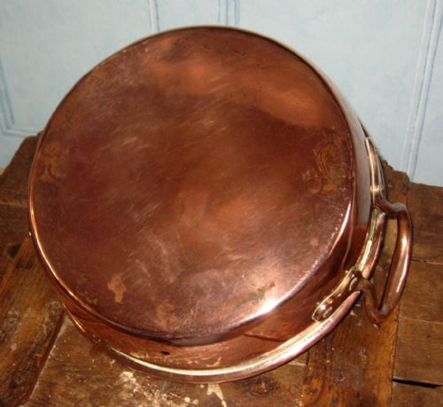 SMALL VICTORIAN COPPER PAN - ADDITIONAL PHOTO 3