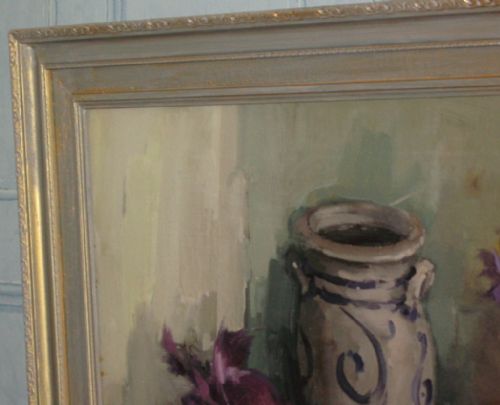 GOOD IMPRESSIONIST OIL STILL LIFE - ADDITIONAL PHOTO 7