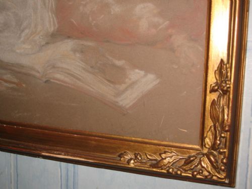 FINE VICTORIAN PASTEL OF FAMILY GROUP - ADDITIONAL PHOTO 6