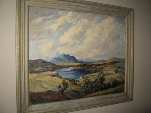 'LOCH NOIR' OIL BY JOHN WILSON FRSA - ADDITIONAL PHOTO 1