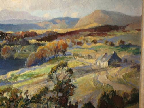 'LOCH NOIR' OIL BY JOHN WILSON FRSA - ADDITIONAL PHOTO 5