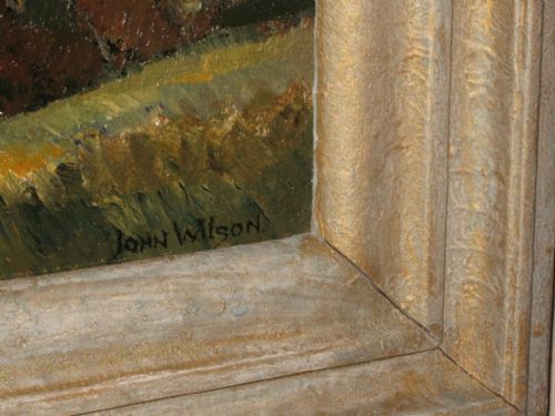 'LOCH NOIR' OIL BY JOHN WILSON FRSA - ADDITIONAL PHOTO 6