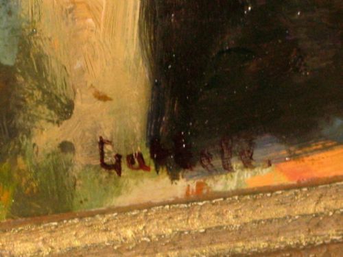 ITALIAN LANDSCAPE OIL PAINTING - ADDITIONAL PHOTO 4