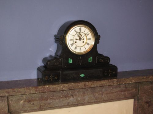 HUGE FINE QUALITY VICTORIAN MANTEL CLOCK - ADDITIONAL PHOTO 2