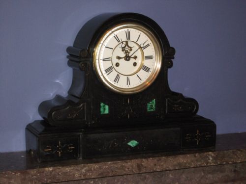 HUGE FINE QUALITY VICTORIAN MANTEL CLOCK - ADDITIONAL PHOTO 3