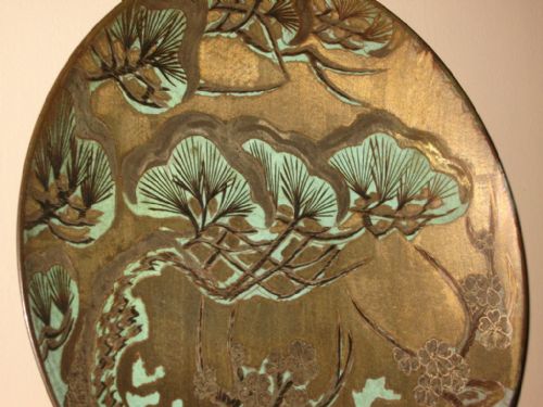WMF IKORA ART DECO WALL PLAQUE - ADDITIONAL PHOTO 4