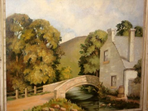 MALHAM COVE YORKSHIRE OIL PAINTING - ADDITIONAL PHOTO 2