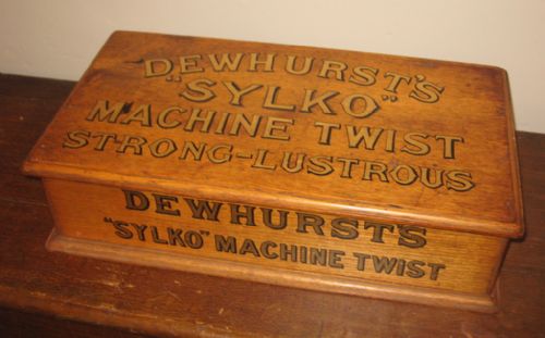 DEWHURST'S 'SYLKO' OAK COTTON BOX - ADDITIONAL PHOTO 6