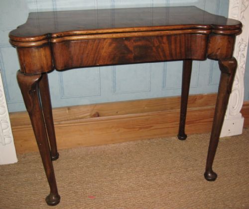 GEORGE II MAHOGANY TEA TABLE - ADDITIONAL PHOTO 1