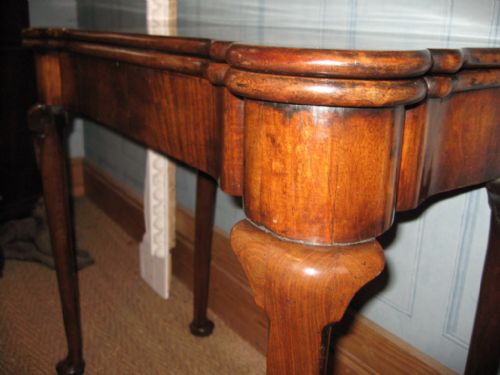 GEORGE II MAHOGANY TEA TABLE - ADDITIONAL PHOTO 5