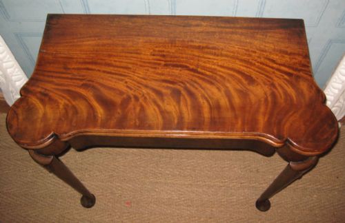 GEORGE II MAHOGANY TEA TABLE - ADDITIONAL PHOTO 6