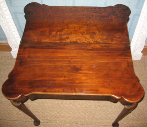 GEORGE II MAHOGANY TEA TABLE - ADDITIONAL PHOTO 7