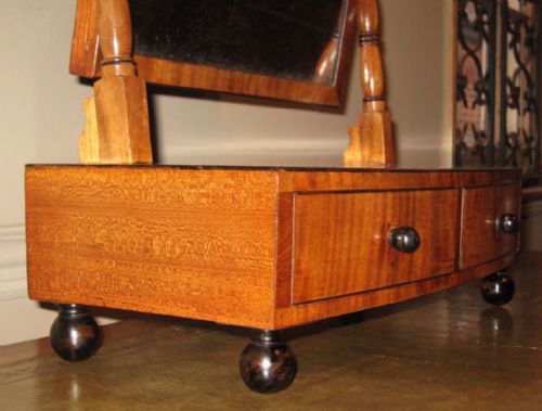 SMALL REGENCY DRESSING TABLE MIRROR - ADDITIONAL PHOTO 2