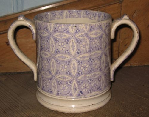 RARE 'ODDFELLOWS' TWO HANDLED TANKARD - ADDITIONAL PHOTO 3