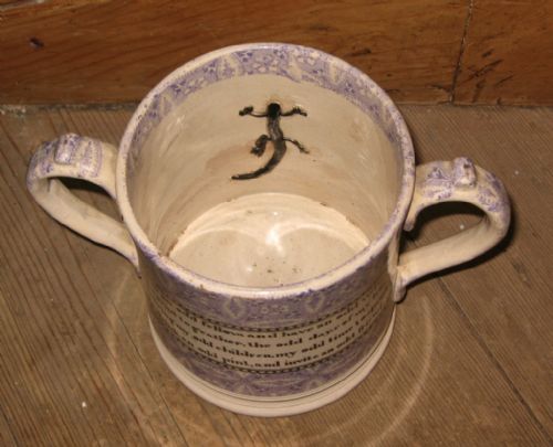 RARE 'ODDFELLOWS' TWO HANDLED TANKARD - ADDITIONAL PHOTO 6