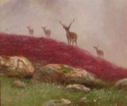 'MOORLAND AND MIST' OIL BY NILS HANS CHRISTENSEN - ADDITIONAL PHOTO 5