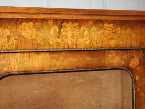 SUPERB PAIR OF VICTORIAN WALNUT CABINETS - ADDITIONAL PHOTO 7