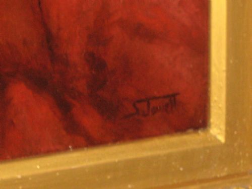 'THE FORTUNE TELLER' VICTORIAN OIL ON CANVAS - ADDITIONAL PHOTO 6