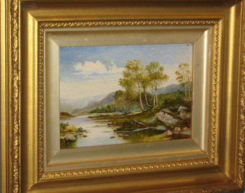 SMALL WELSH SCENE OIL ON CANVAS - ADDITIONAL PHOTO 1