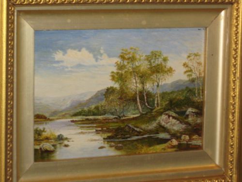SMALL WELSH SCENE OIL ON CANVAS - ADDITIONAL PHOTO 2