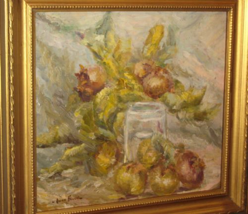 STILL LIFE OIL BY OWEN BOWEN - ADDITIONAL PHOTO 1