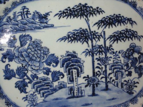 CHINESE BLUE AND WHITE PORCELAIN MEAT DISH - ADDITIONAL PHOTO 3