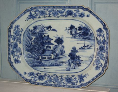 chinese porcelain meat dish - CATEGORY: ANTIQUE CERAMICS - DATED 1800