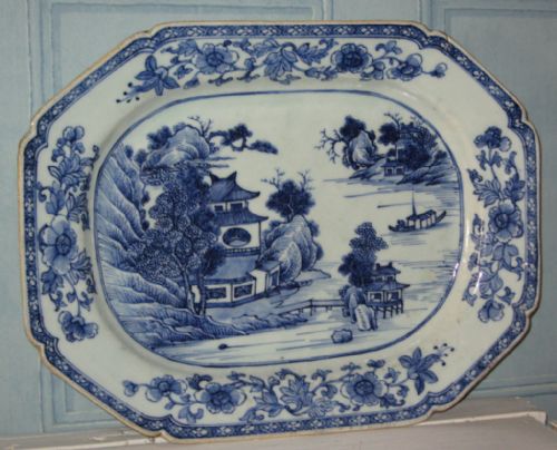 CHINESE PORCELAIN MEAT DISH - ADDITIONAL PHOTO 1