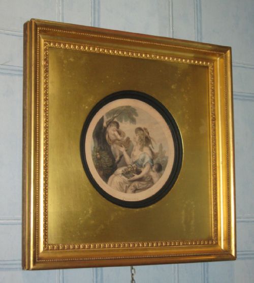 PAIR OF GEORGIAN PRINTS CERES AND POMONA - ADDITIONAL PHOTO 2