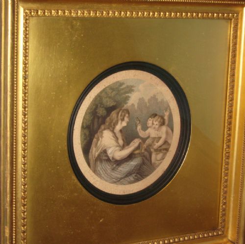 PAIR OF GEORGIAN PRINTS CERES AND POMONA - ADDITIONAL PHOTO 3