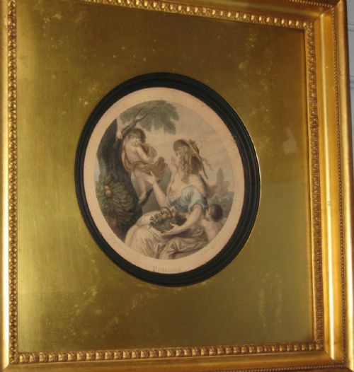 PAIR OF GEORGIAN PRINTS CERES AND POMONA - ADDITIONAL PHOTO 4