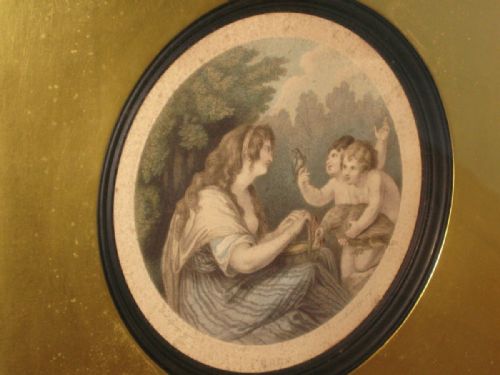 PAIR OF GEORGIAN PRINTS CERES AND POMONA - ADDITIONAL PHOTO 5