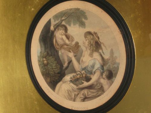 PAIR OF GEORGIAN PRINTS CERES AND POMONA - ADDITIONAL PHOTO 6
