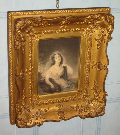PAIR GEORGIAN PRINTS LADIES FROM BYRON'S POEMS - ADDITIONAL PHOTO 1