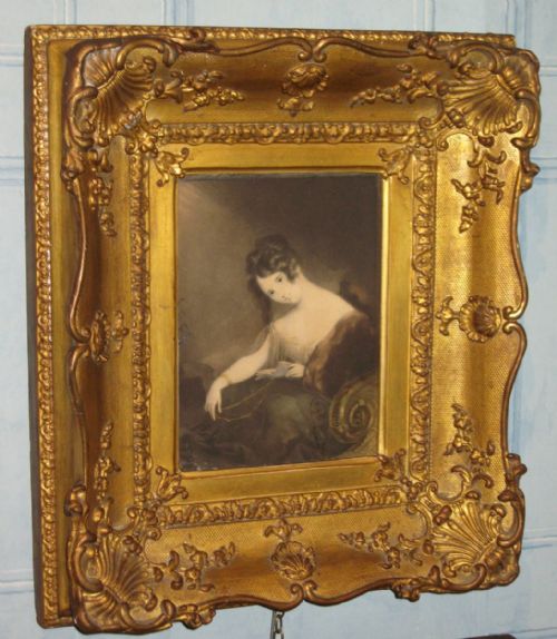 PAIR GEORGIAN PRINTS LADIES FROM BYRON'S POEMS - ADDITIONAL PHOTO 2