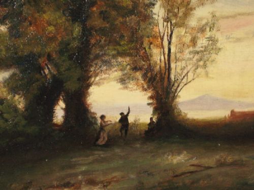 VICTORIAN OIL 'DANCING AT TWILIGHT' - ADDITIONAL PHOTO 3