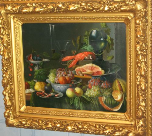 DUTCH STILL LIFE OIL PAINTING - ADDITIONAL PHOTO 2
