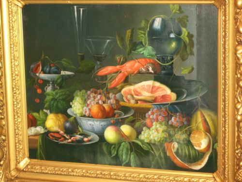 DUTCH STILL LIFE OIL PAINTING - ADDITIONAL PHOTO 3