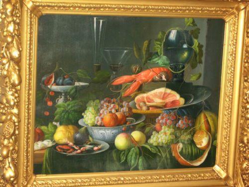 DUTCH STILL LIFE OIL PAINTING - ADDITIONAL PHOTO 4