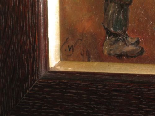 VICTORIAN OIL 'THE GARDENER' - ADDITIONAL PHOTO 5