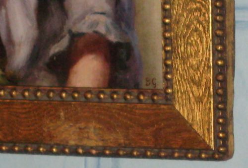 SMALL VICTORIAN OIL OF A LADY - ADDITIONAL PHOTO 5