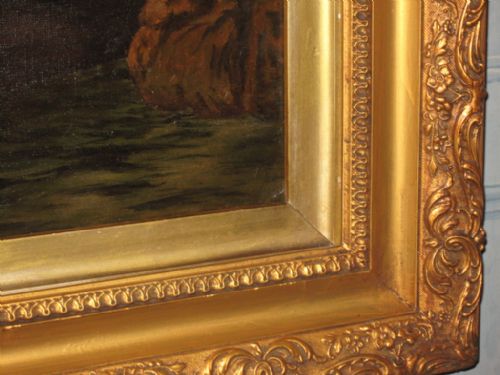 OIL PAINTING 'LIGHTING THE BEACON' - ADDITIONAL PHOTO 6