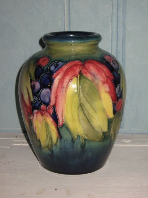 fig 2. Moorcroft leaf and Berry Vase